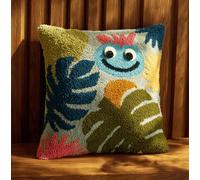 kitphoenix Set Cuscini Con Bloccaggio A Scatto Kit Per Ricamare Cuscini Kit Per Fabbricare Cuscino A Punto Croce Per Bambini Adulti Foglia 43Cm×43Cm