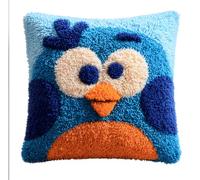 kitphoenix Set Cuscini Con Bloccaggio A Scatto Uccello Kit Per Ricamare Cuscini Kit Per Fabbricare Cuscino A Punto Croce Per Bambini Adulti Principianti,Accessorio Per La Casa,43Cm×43Cm