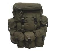 Kitpimp Zaino Commanders Military Army Patrol Pack Mk2 - MTP verde oliva - con coperchio Commanders - Bushcraft Edition