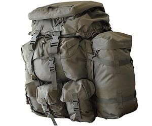 Kitpimp Zaino Pathfinder Mk2 Bergen MTP Bergen da 150 litri, verde oliva, stile esercito britannico PLC, Verde, L