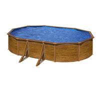 Piscina fuori terra GRE acciaio Ovale 500x300x1,20 SICILIA KITPROV503W