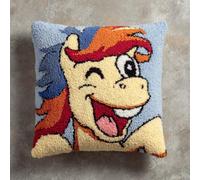 Kitquiver Kit Gancio Di Tappeto Pony Diy Tappeto Per Uncinetto,Kit Di Federe Per Cuscino Con E Gancio Fai Da Te,Kit Per Ricamo A Punto Croce,Latch Hook 43X43Cm