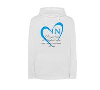 Kitry Felpa Uomo Bambino Un Giorno All'Improvviso Mi Innamorai di Te Cuore Napoli Napoletano Squadra Passione Tifosi Tifoso Relax Felpe Partita Pallone Gara