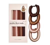 Kitsch Asta Arricciacapelli in Raso Senza Calore, Jumbo Flessibile per Ricci Durante la Notte, Bigodini Morbidi per Dormire, per Capelli Corti, 4 Pezzi