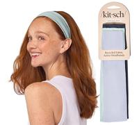 Kitsch Cerchietti larghi da donna, alla moda, sportivi, per allenamento, yoga, palestra, corsa, esercizio, fasce elastiche per la testa, accessori per capelli, regalo ideale per donne, bouquet da