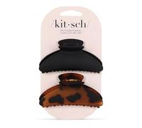 Kitsch Clip artiglio medio in plastica riciclata, per capelli spessi e sottili, set 2pc per donne e ragazze