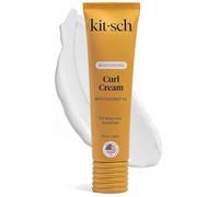 Kitsch Crema idratante per capelli ricci - Prodotti leggeri per capelli ricci per uomini e donne | Definisce i ricci, controlla l'effetto crespo e aumenta la lucentezza | Crema idratante arricciante