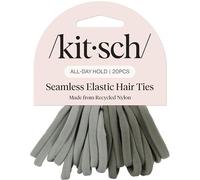 Kitsch Elastici Capelli in Nylon Senza Danni 20 pz - Eucalipto | Elastici capelli donna, resistenti ed elasticizzati, senza strappi, ideali per code, raccolti e trecce