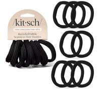 Kitsch Elastici per capelli senza cuciture, nessun danno, elastici per capelli per una forte tenuta tutto il giorno, elastici per coda di cavallo, accessori per capelli per ragazze, regalo ideale per