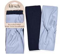 Kitsch Fasce larghe da donna antiscivolo, fasce per capelli da corsa per ragazze, ideali per allenarsi, yoga, palestra o rilassarsi, fasce elastiche per capelli, accessori per capelli alla moda