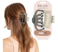 Kitsch Fermagli Capelli Grandi 3 pz per Donna - Salvia