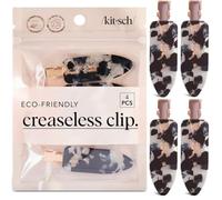 Kitsch Fermagli Capelli Senza Segni 4 pz - Terrazzo Nero