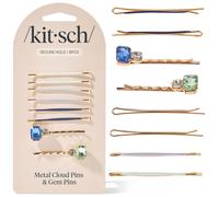 Kitsch Gem Bobby Pins for Women - Elegante Accessori per capelli di strass | Eleganti perni per capelli decorativi per lo styling | Set di perni Bobb
