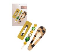 Kitsch impilabile acrilico scatto peli clip gol barrette per capelli spessi e sottili accessori per capelli per donne e ragazze carine barrette 3pcs