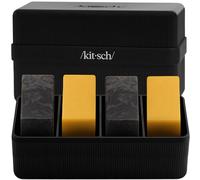 Kitsch Portasapone da viaggio con scomparti - Portasapone da bar e organizer, custodia da viaggio per bar - approvata TSA - leggera, resistente, a prova di perdite, realizzata in plastica riciclata