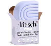 Kitsch Purple Conditioner Bar Per Capelli Trattati E Grigi, 2,7oz - Made In USA, Balsamo Viola Tonificante Per Capelli Biondi, Grigi E Bianchi, Rimuove I Toni Gialli, Senza Parabeni
