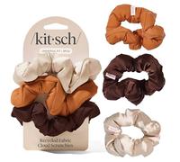 Kitsch Set di 3 elastici in tessuto riciclato a forma di nuvola, Sedona