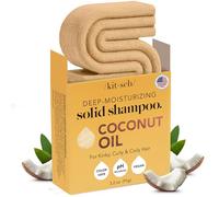 Kitsch - Shampoo con olio di cocco, shampoo idratante profondo per capelli ricci, sicuro per capelli tinti, senza parabeni