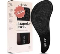 Kitsch Spazzola Districante - Morbida per Capelli Ricci con Setole Flessibili, per Tutti i Tipi di Capelli, Bagnati o Asciutti | Donna, Uomo, Bambini - Nero