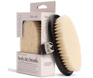 Kitsch Spazzola per il corpo a secco, setole morbide, riduce cellulite e pelle secca, migliora circolazione sanguigna, esfoliante