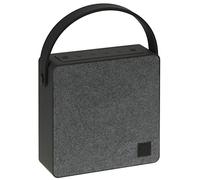 KitSound Flair - Altoparlante portatile wireless universale ricaricabile con Bluetooth e cavo AUX da 3,5 mm, colore: Grigio