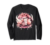 Kitsune Fox - Fiori di volpe giapponese a nove code Maglia a Manica
