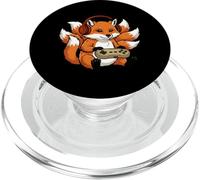 Kitsune Gamer Giapponese Vintage Anime Giappone Ukiyo-e Retro PopSockets PopGrip per MagSafe