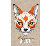 Kitsune Note Book: Carnet de notes Kitsune ligné et illustré avec les esprits des renards japonais