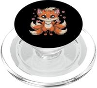 Kitsune Volpe A Nove Cazze Giapponese Mitologia Anime PopSockets PopGrip per MagSafe