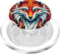 Kitsune (Volpe Giapponese) | Estetica d’Arte Mistica PopSockets PopGrip per MagSafe