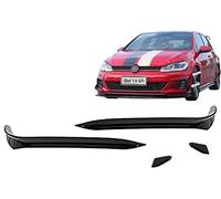 KITT FBFOBG75GTIPB - Alette laterali per paraurti anteriore, compatibili con Golf 7.5 GTI 5G Hatchback (2017-2020), nero lucido