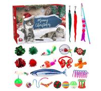 Kitten Advent Calendarr 2026, 24 Day Interactive Cat Toy Countdown | Each Day Reveals A New Toy To Keep Indoor Cats Active, Entertained, And Happy All Holiday Season