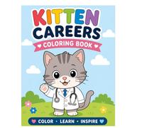 Kitten Careers: Coloring Book