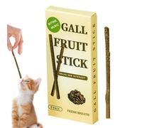 Kitten Chew Toys - Confezione da 6 bastoncini per dentatura, sicuri e sani con colla per riso adesivo, evita la rimozione di cose sbagliate, ottimo spuntino per i denti di gatto | Gattini a partire