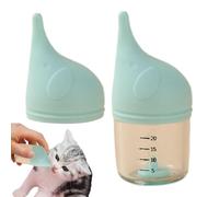 Kitten Feeding Bottle, Elephant Shape Feeder, Small Puppy Nipple, Anti-Choking Design, Easy Squeeze, 1,81 x 4,65 pollici, ideale per interni esterni Pet Care Necessity
