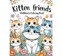 Kitten Friends: Children's Coloring Book