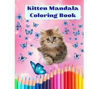 Kitten Mandala Coloring Book