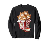Kitten Nuggets Funny Cat Design Felpa