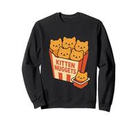 Kitten Nuggets Parodia Gatto Divertente Amanti Dei Gatti Felpa
