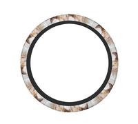 Kitten Sleeps, coprivolante per auto, unisex, elastico, antiscivolo, traspirante, in seta di ghiaccio, universale, 38,1 cm, adatto per auto, SUV, camion