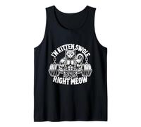 Kitten Swole Right Meow Gym, allenamento motivazionale per gatti Canotta