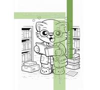 Kitten's Fun Jobs: Littile Cat, Big Dreams Coloring Book: A Cute Coloring Book About Professions For Kids Ages 3-8