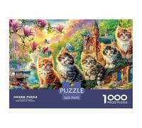 Kittens in GardenUltimate Challenge Jigsaw Puzzles for Adults Conquer The 1000-Piece (Advanced) Impossible, Hard, And Difficult Challenging Puzzle Educational Games - This Is The Pinnacle Gift Jigsaw