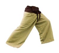 kittiya 2 Tono Pescatore Tailandese Pantaloni Yoga Pantaloni Cotone Dimensioni Gratis