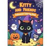 Kitty And Friends Halloween Coloring Book