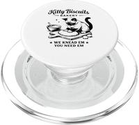 Kitty Biscuit Bakery Chef divertente Baking Lover Scuola di PopSockets PopGrip per MagSafe