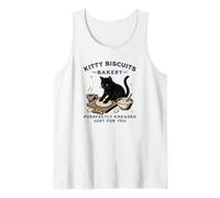 Kitty Biscuits Bakery Purrfectly Impastato Cat Genitore Umorismo Canotta