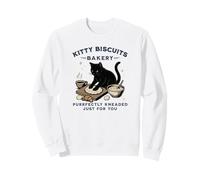Kitty Biscuits Bakery Purrfectly Impastato Cat Genitore Umorismo Felpa