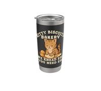 Kitty Biscuits Bakery We Knead Em You Need Em Baking Bicchiere termico in acciaio inox doppia parete