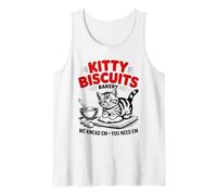 Kitty Biscuits Bakery We Knead Em You Need Em Cat Canotta